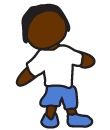 Character in White T-Shirt