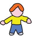 Character in Yellow T-Shirt